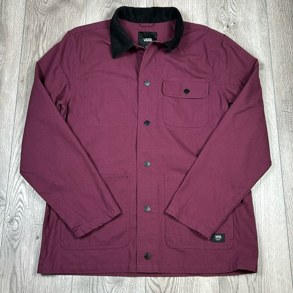 Vans Burgundy Shirt Jacket